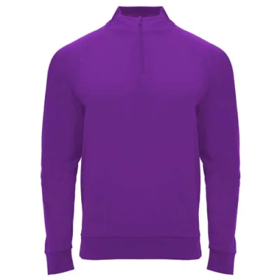 Sweatshirt de 200 g/m² Epiro à manches longues unisexe avec fermeture demi-zip