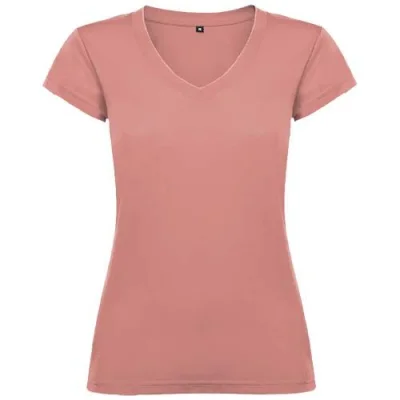 T-shirt de 155 g/m² Victoria à col en V et manches courtes pour femme