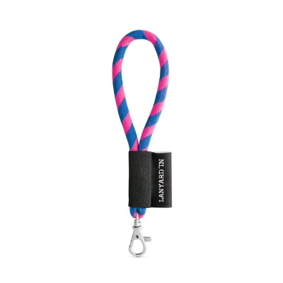 SET Lanyard TUBE Short (Ø 7 mm) avec mousqueton à doigt de 9 mm