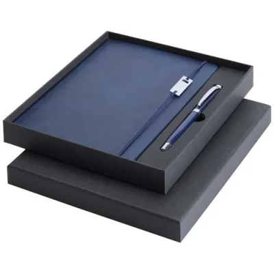 Ensemble carnet à couverture rigide A5 et stylo roller Legato Elegance
