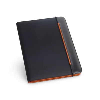 Fitzgerald – Porte-documents A4 en PU et microfibre avec bloc de pages lignées