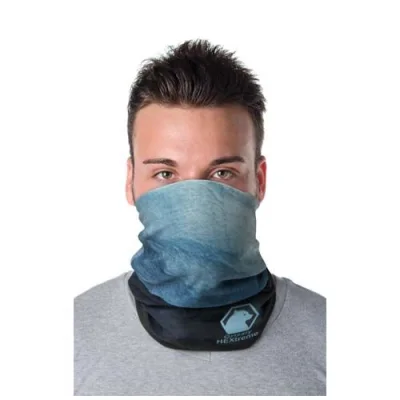 Écharpe multi-usages Lara avec impression par sublimation, couche en polaire et ourlets