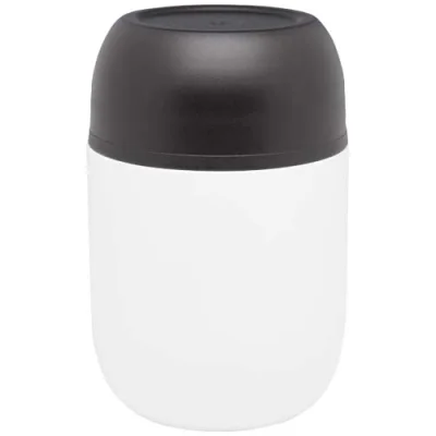 Boîte-repas Supo en acier inoxydable recyclé à double paroi de 480 ml avec cuillère pliable