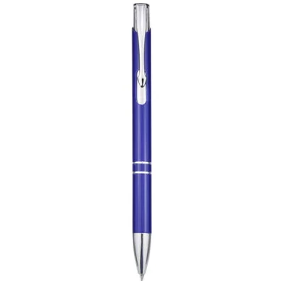 Stylo bille en aluminium recyclé Moneta (encre bleue)