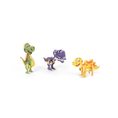 Dinosaurus – Puzzle 3D en papier en forme de dinosaure