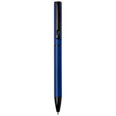 Stylo à bille à ressort en aluminium recyclé Verton avec capuchon (encre bleue)
