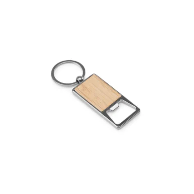 Sylvester – Porte-clés rectangulaire en fer avec décapsuleur