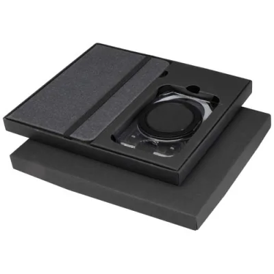 Coffret cadeau Kern avec carnet à couverture rigide A6 et portefeuille MagSafe