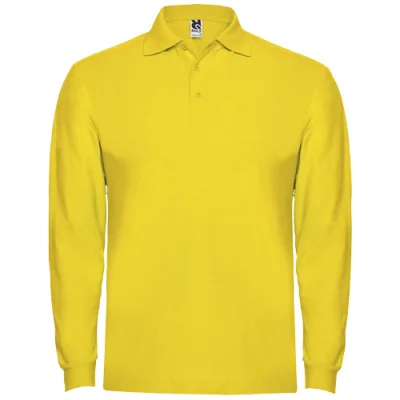 Polo de 220 g/m² Estrella à manches longues pour homme