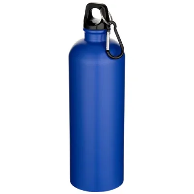 Bouteille d’eau Oregon de 750 ml en acier inoxydable à simple paroi certifiée RCS, recyclé mat avec mousqueton