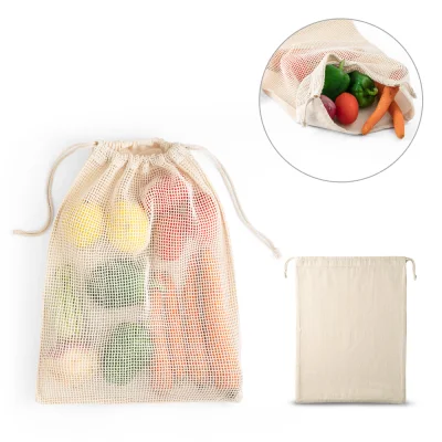 Napoli – Sac 100% coton (120g/m²) avec maille 100% coton sur le devant (100g/m²)