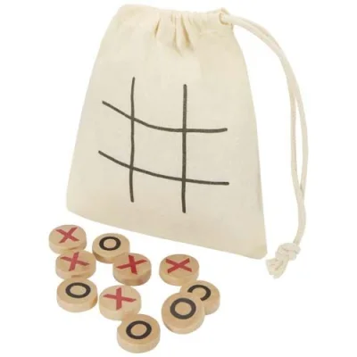 Jeu de morpion Whorl en bois