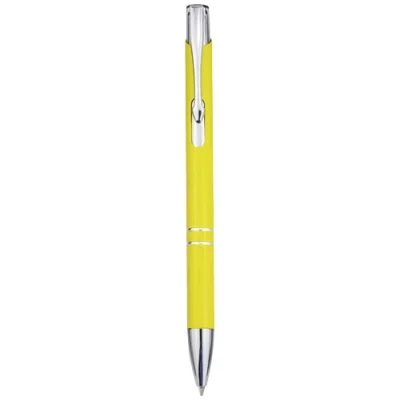 Stylo bille en aluminium recyclé Moneta (encre bleue)