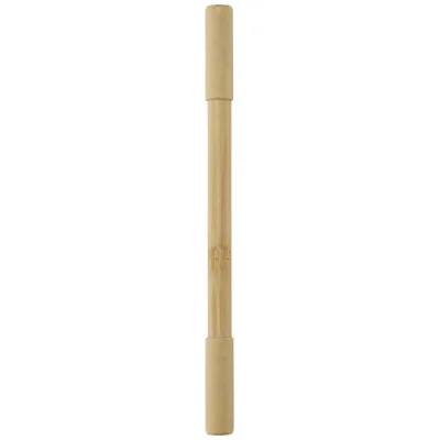 Stylo duo en bambou Samambu (encre bleue)