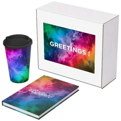 Coffret cadeau Keswick – Carnet Novella Brontë et gobelet Americano