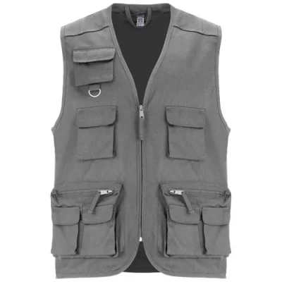 Gilet de travail multi-poches à col en V Venera de 200 g/m2