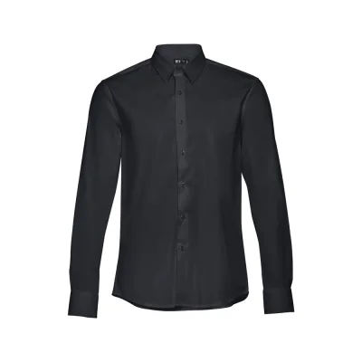 THC Paris – Chemise en popeline à manches longues pour hommes