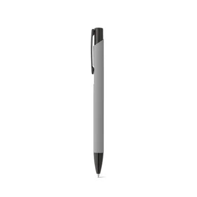 Poppins – Stylo en aluminium avec finition en caoutchouc