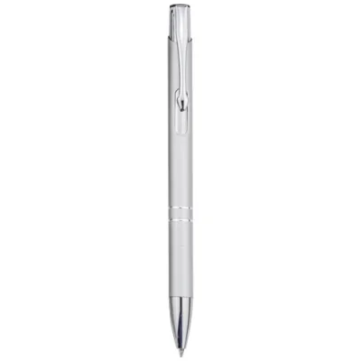 Stylo bille rétractable en aluminium Moneta (encre bleue)