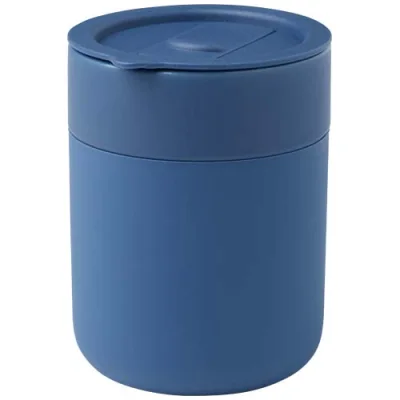 Gobelet en céramique Java de 330 ml avec revêtement en silicone et couvercle en plastique