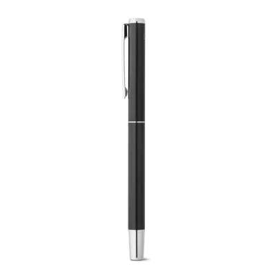 Leah – Parure de stylo à bille et de roller en aluminium (94% rAL) avec clip