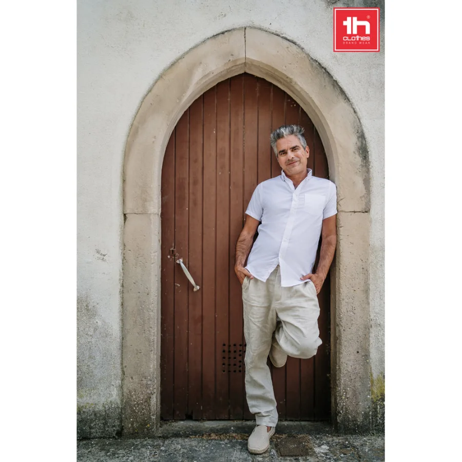 THC London WH – Chemise oxford à manches courtes pour homme