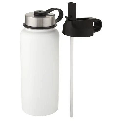 Bouteille de sport isotherme Supra 1 l avec couche de cuivre et 2 couvercles