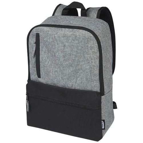 Sac à dos pour ordinateur portable Reclaim 15" recyclé GRS bicolore de 14 L