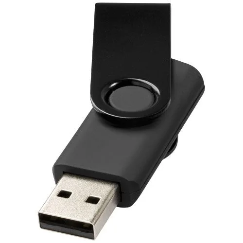 Clé USB rotative métallisée