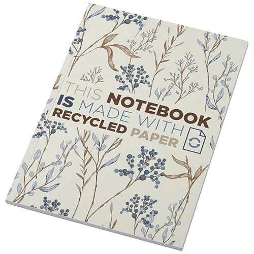 Cahier Novella Austen Colours recyclé A5 à couverture souple de 50 feuilles