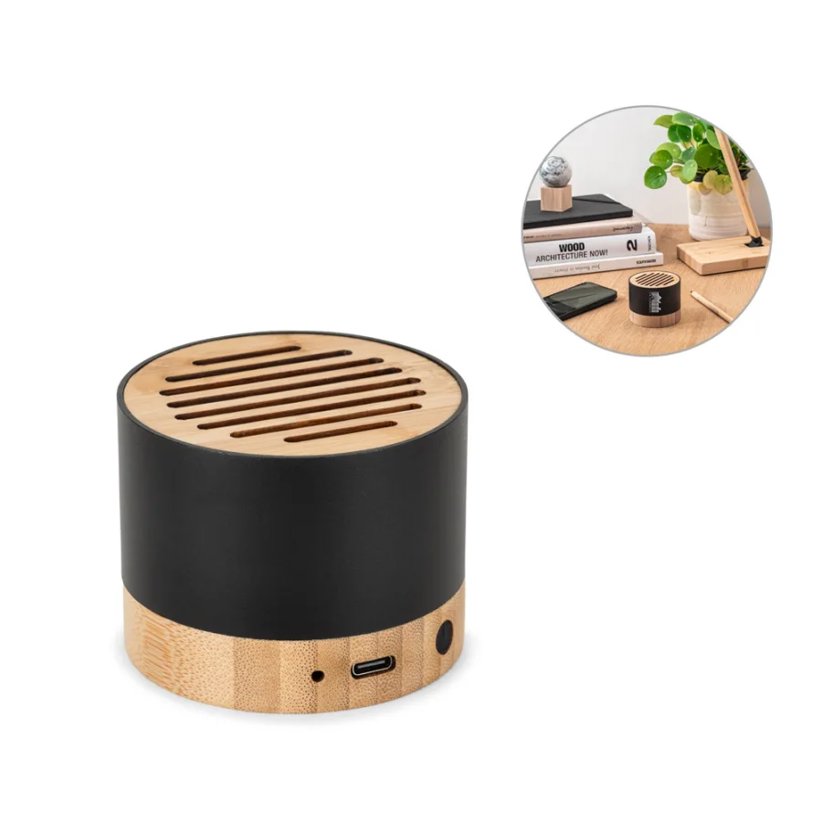 Ferdinand – Haut-parleur portable en aluminium recyclé (100% rAL) avec 3 heures d'autonomie