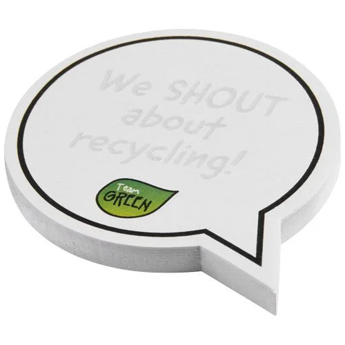 Post-its recyclés Sticky-Mate® en forme de bulles