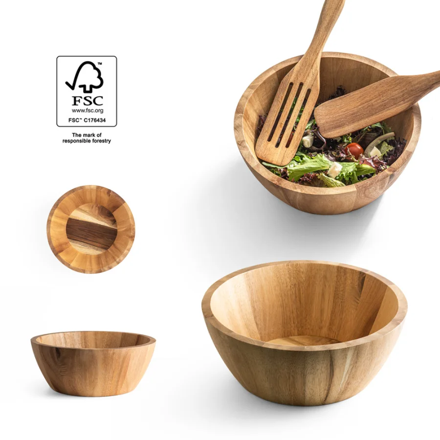 Sage – Saladier en bois d'acacia