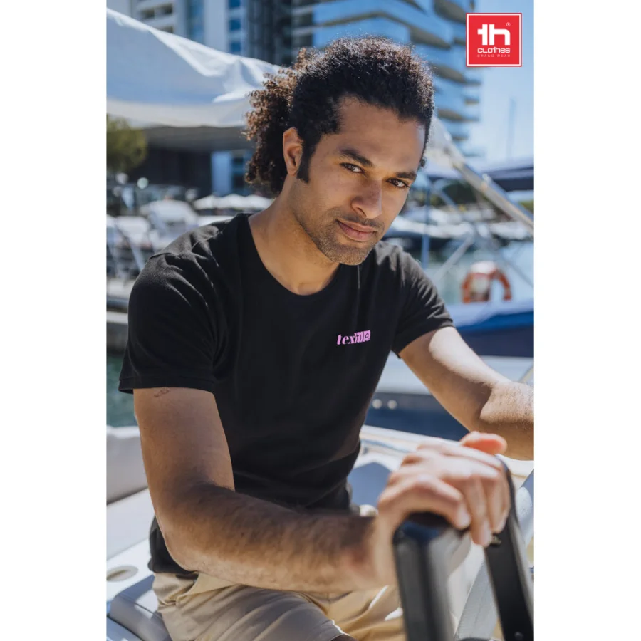 THC San Marino – T-shirt manches courtes homme en coton peigné
