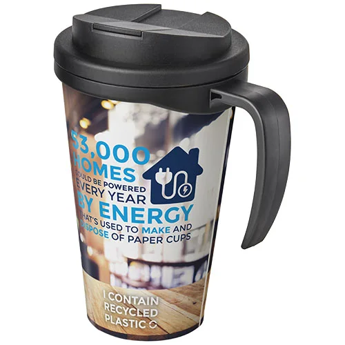 Mug isolant Brite-Americano® Grande 350ml avec couvercle anti fuite