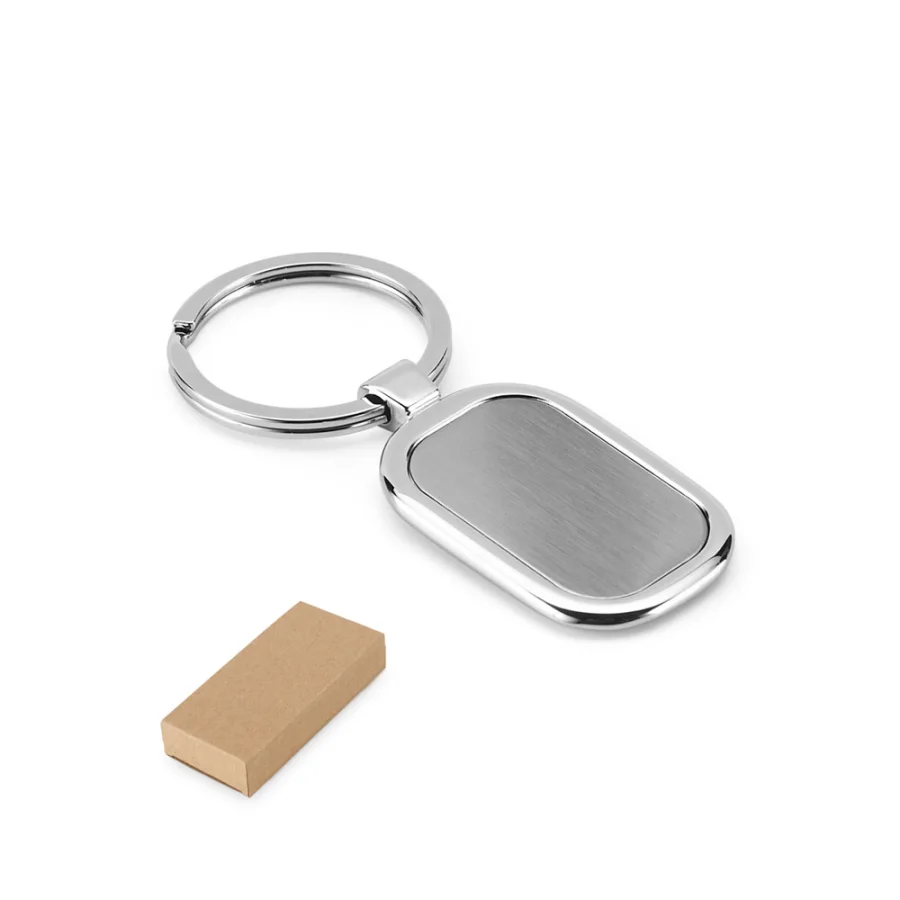 Zabel – Porte-clés en métal personnalisable en doming