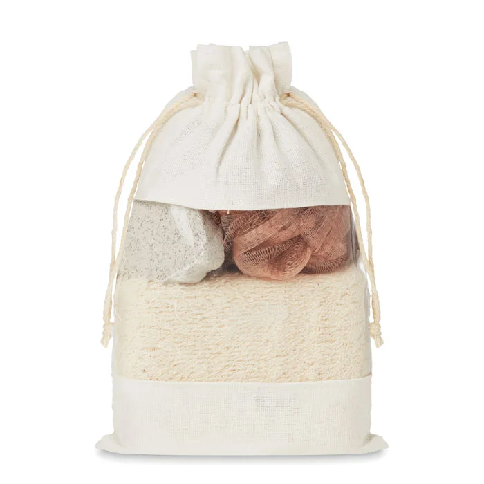 Cuida Set – Set de bain pochette coton
