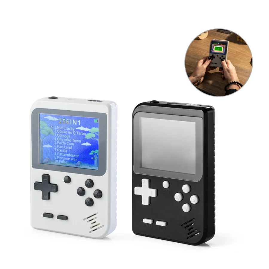 Bowser – Console de jeux portable avec 256 jeux classiques