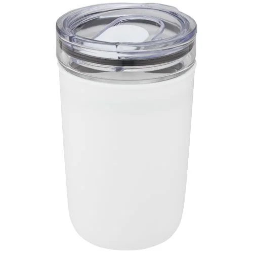 Gobelet en verre Bello de 420 ml avec paroi extérieure en plastique recyclé