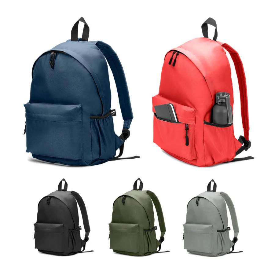 Rosario – Sac à dos classique au design intemporel en polyester recyclé 600D