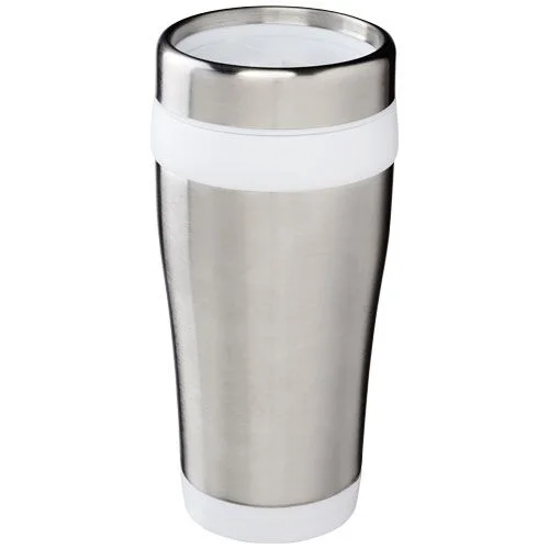 Gobelet avec isolation Elwood de 410 ml en acier inoxydable recyclé certifié RCS