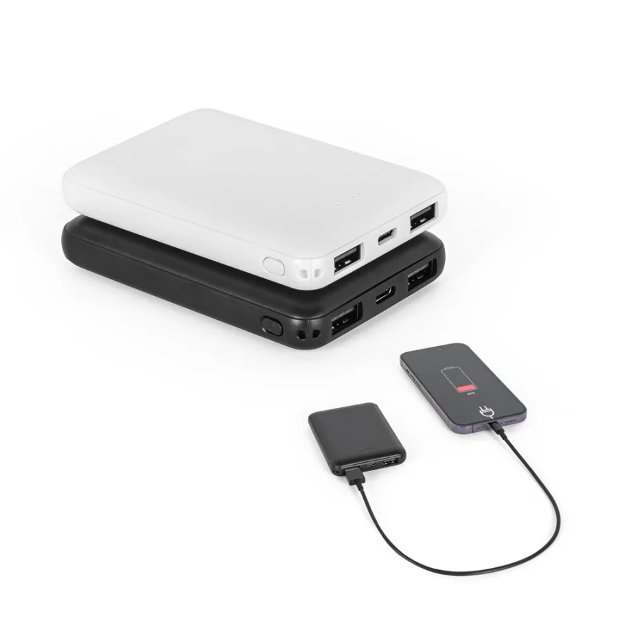 Leakey 5 – Batterie nomade 5'000 mAh en ABS recyclé (100 % rABS)