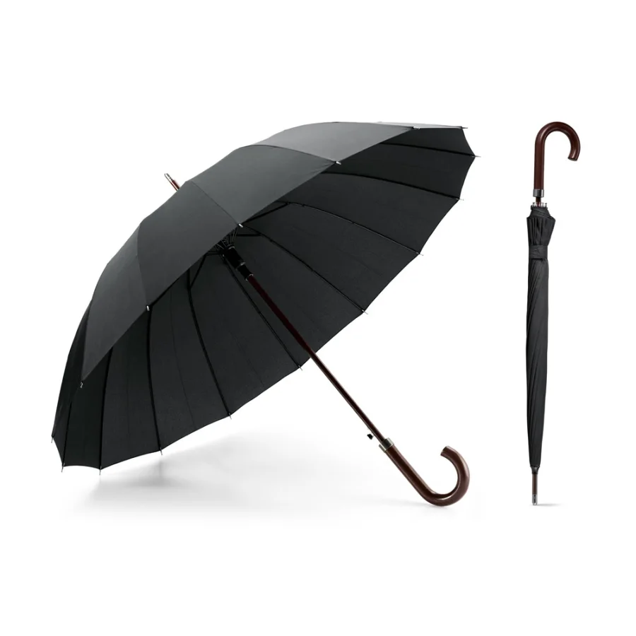 Hedi – Parapluie à 16 baleines en pongee 190T avec ouverture automatique