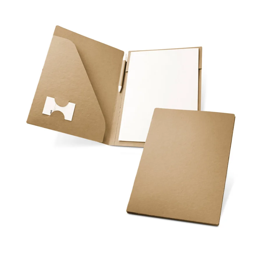 Poe – Porte-documents papier recyclé A4 en papier 100 % recyclé (450 g/m²)