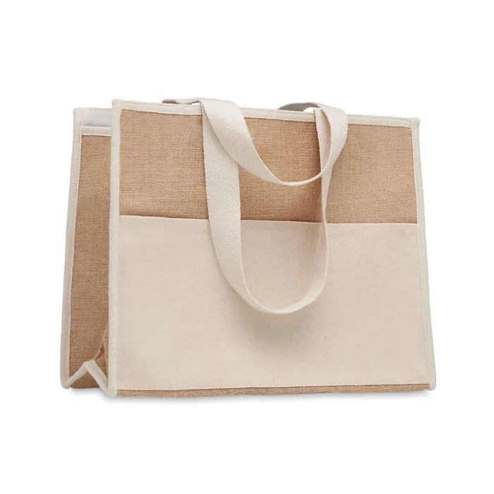 Campo De Geli – Sac shopping en toile et jute