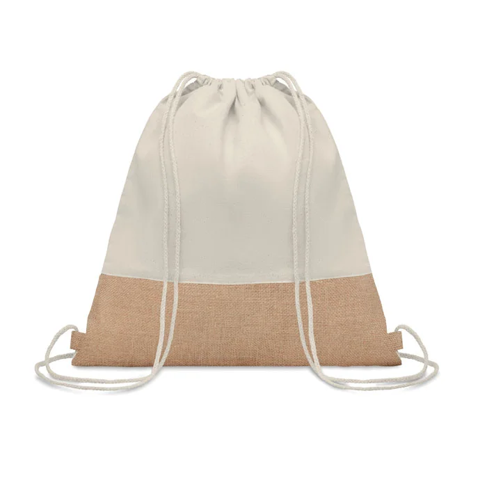 India – Sac à cordon avec détails jute