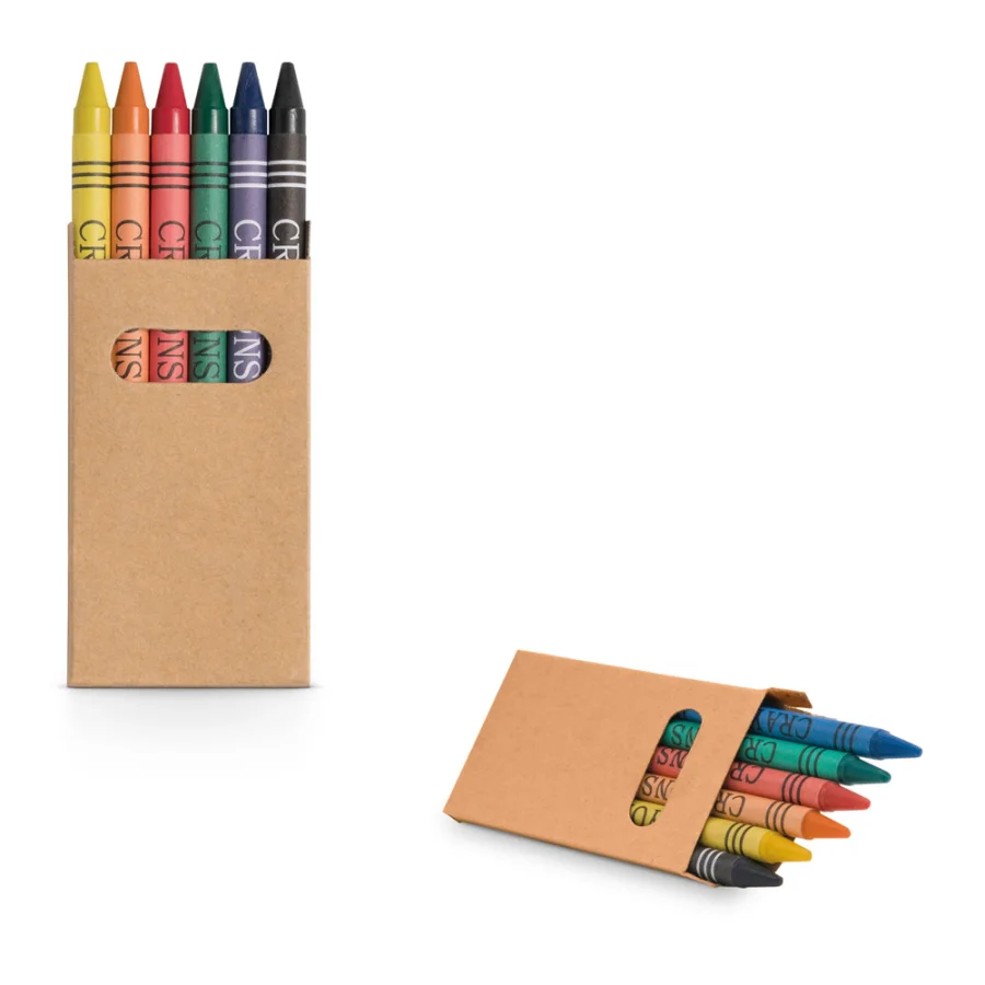 Eagle – Boîte avec 6 crayons de cire