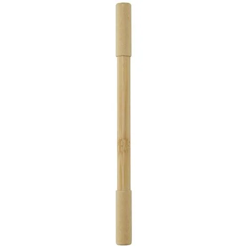 Stylo duo en bambou Samambu (encre noire)