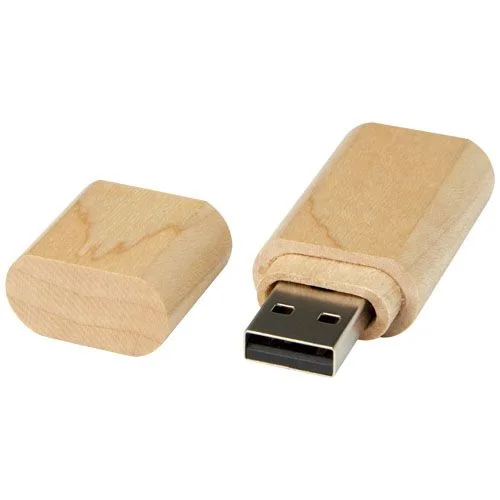 Clé USB 3.0 en bois avec porte-clés