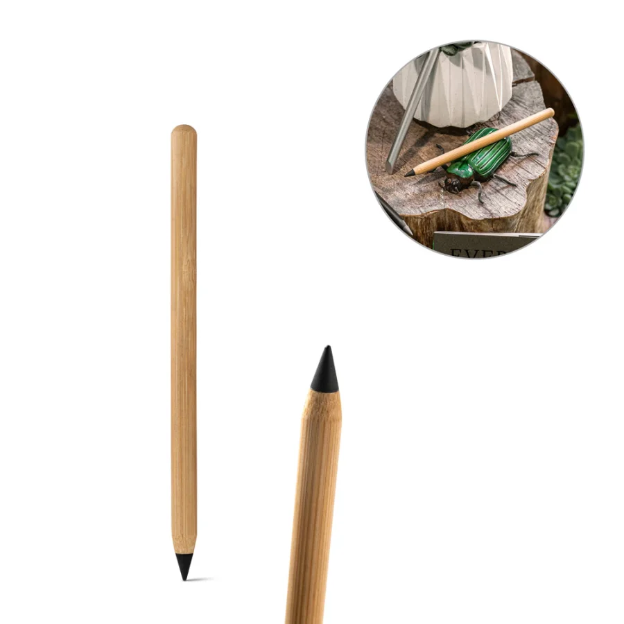 Infinity – Stylo sans encre en bambou avec pointe en graphite